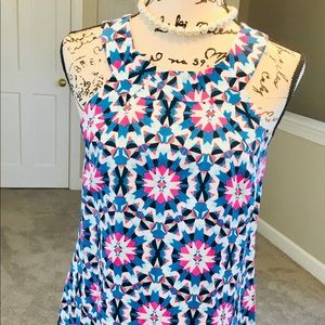 Crown and Ivy Multi Color Dress S 6